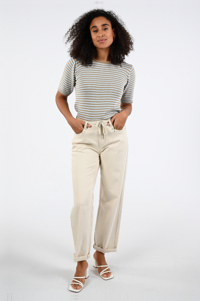 Geisha 64080-70 Pull korte mouw Bruin