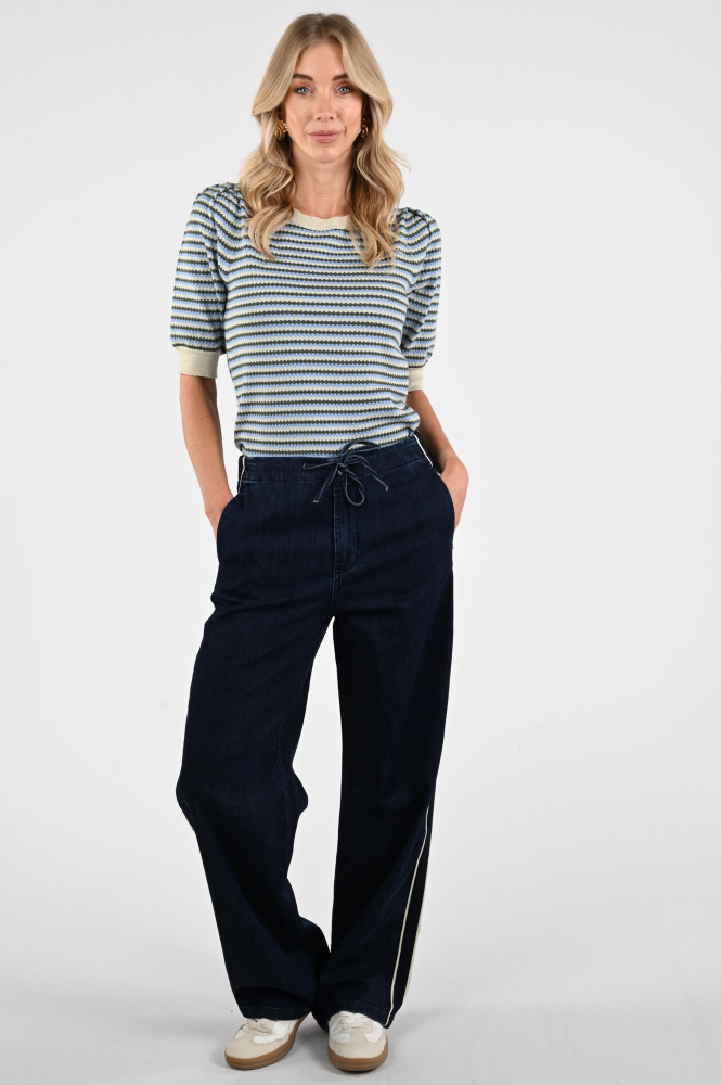 Geisha 64066-14 Pull korte mouw Groen