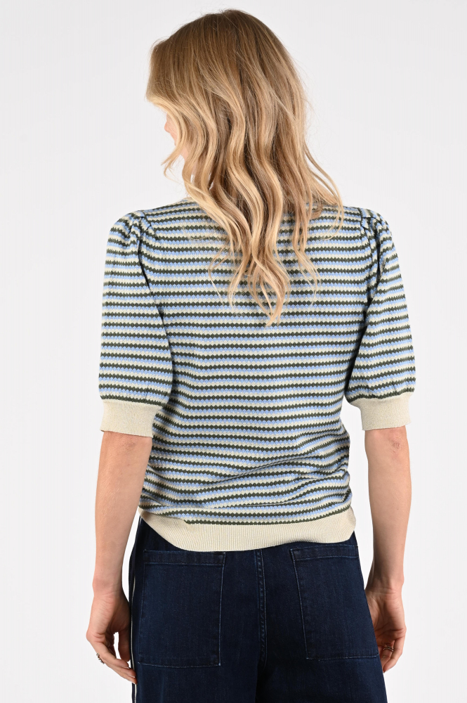 Geisha 64066-14 Pull korte mouw Groen