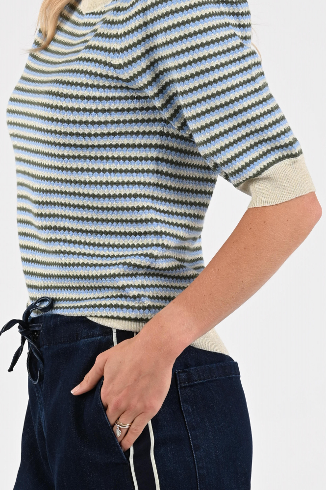 Geisha 64066-14 Pull korte mouw Groen