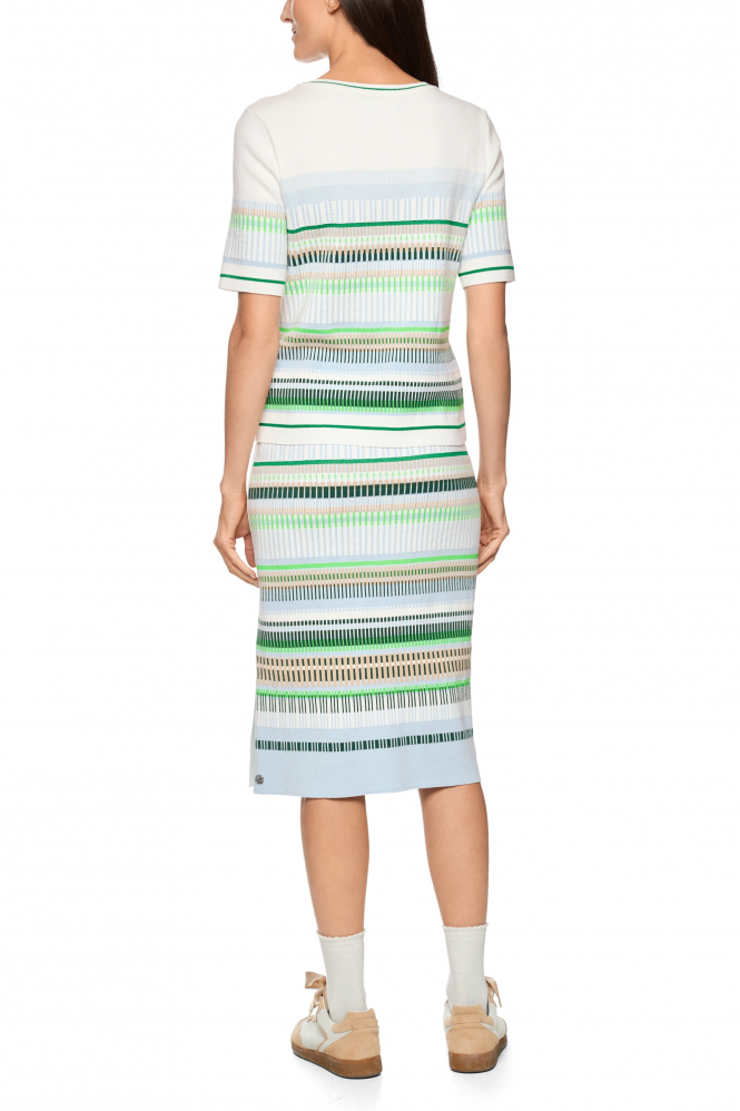 Marc Cain AS 41.12 M17 Pull korte mouw Blauw