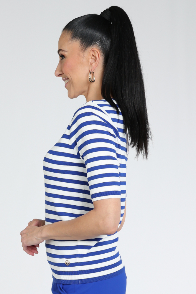 Studio Anneloes 13827 Luna Pull korte mouw Blauw