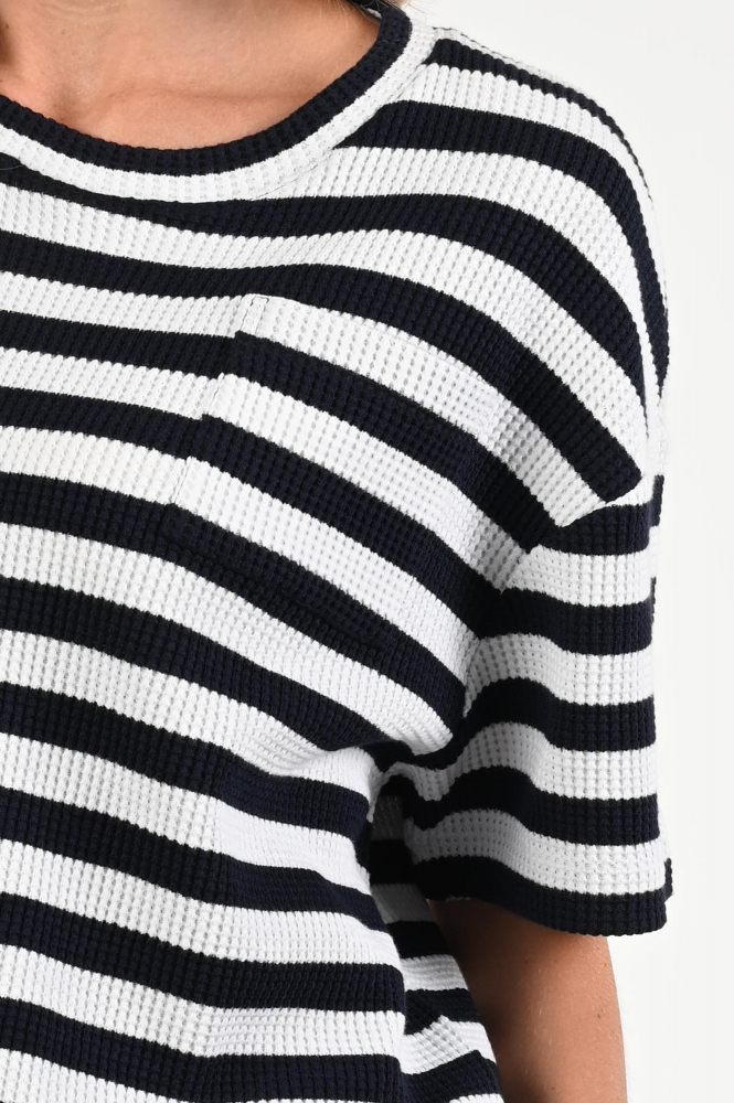 Monari 408846 Pull korte mouw Blauw