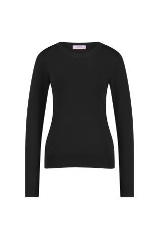 L.O.E.S. by Studio Anneloes Lana pullover  Zwart