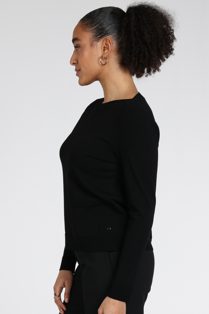 Marc Cain +E 41.04 M11 Trui Zwart