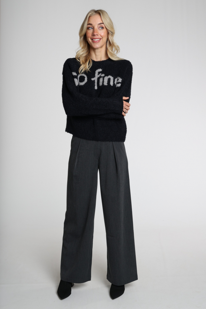 Yaya 01-000636-609 Trui Zwart