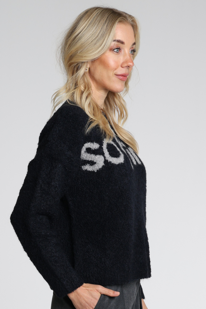 Yaya 01-000636-609 Trui Zwart