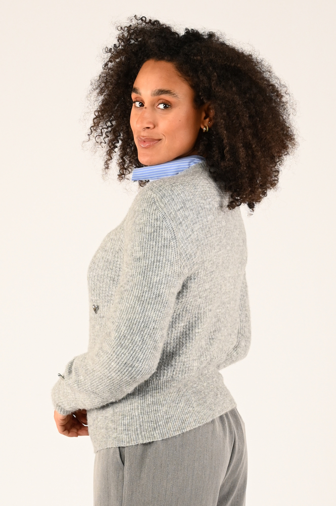 Caroline Biss 4237 Trui Grijs