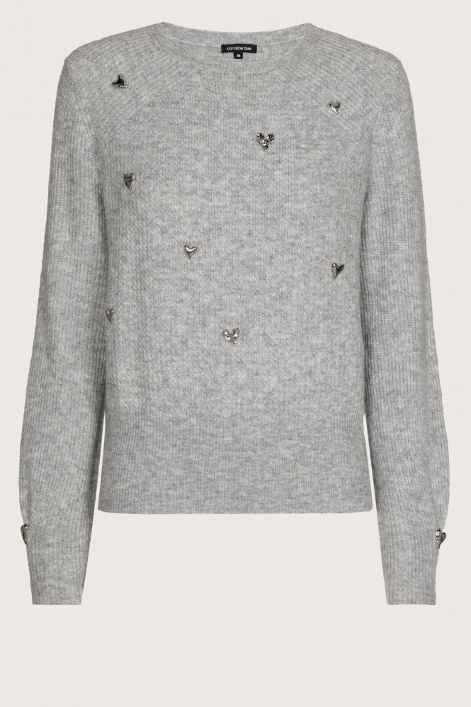 Caroline Biss 4237 Trui Grijs
