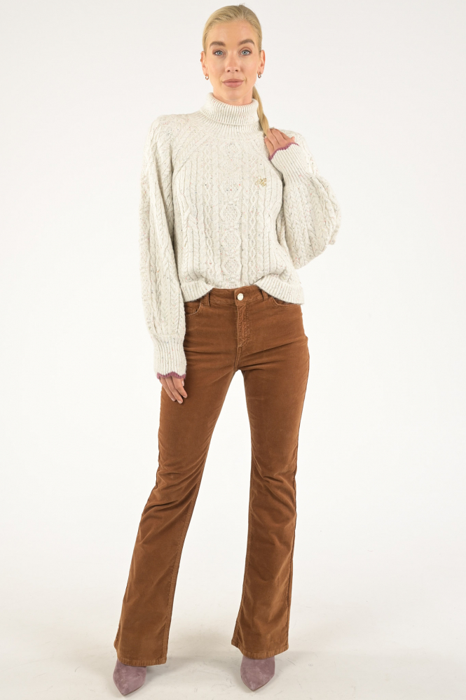 Fabienne Chapot CLT-211-PUL-AW23 Trui Wit
