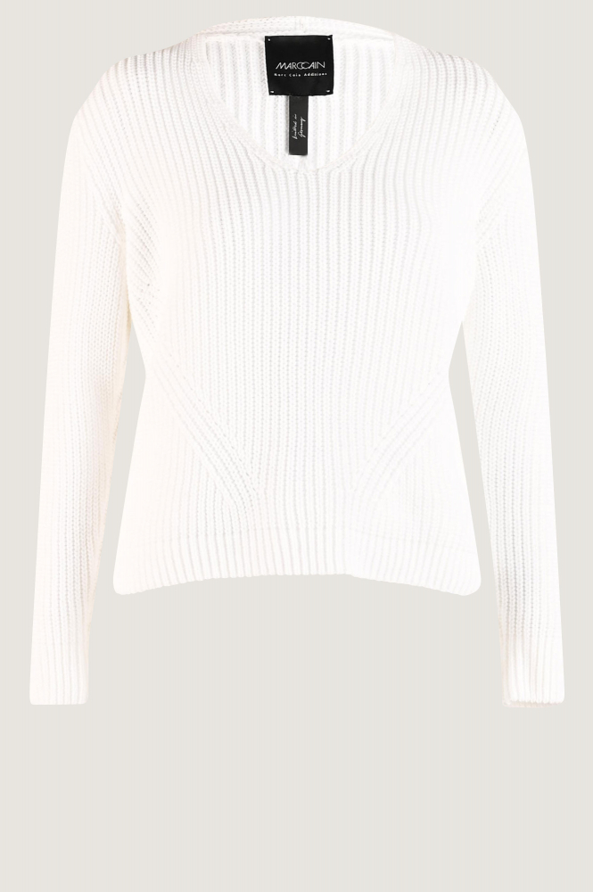 Marc Cain YA 41.02 M04 Trui Wit