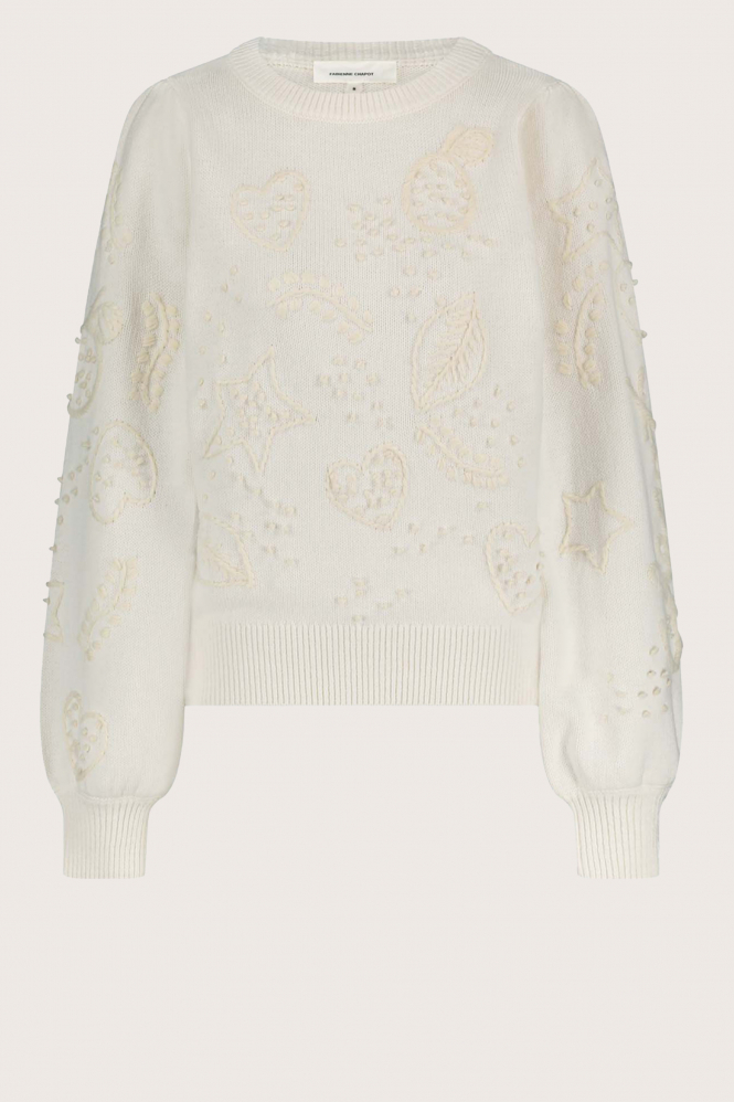 Fabienne Chapot Edo Pullover Trui Wit