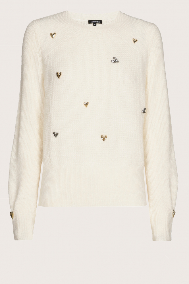 Caroline Biss 4237 Trui Beige