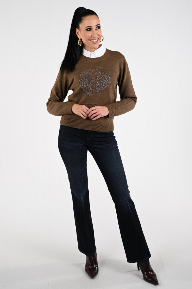 Nukus NKF03040 Trui Bruin