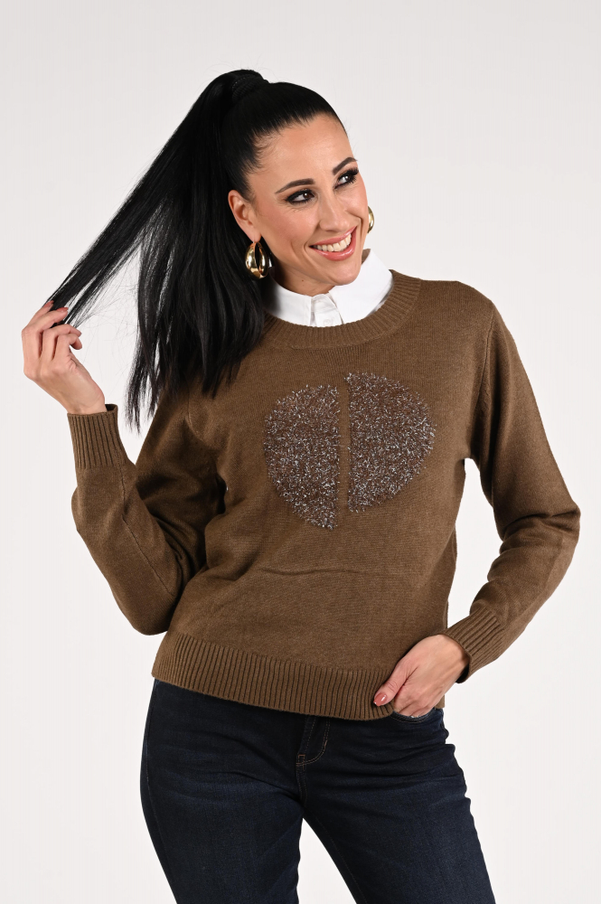 Nukus NKF03040 Trui Bruin