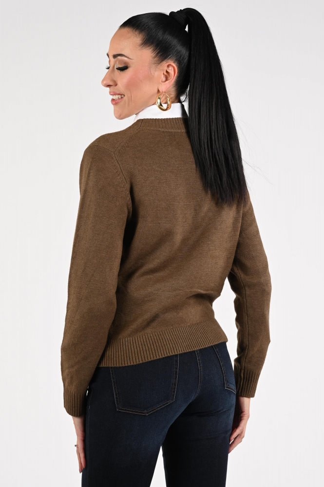 Nukus NKF03040 Trui Bruin