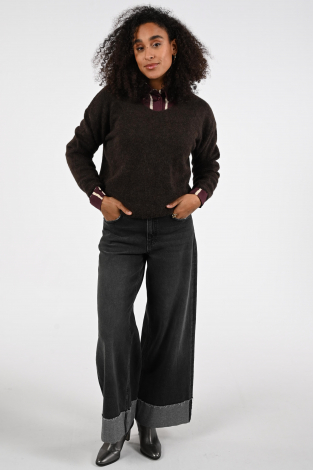 By-Bar Liv pullover Bruin