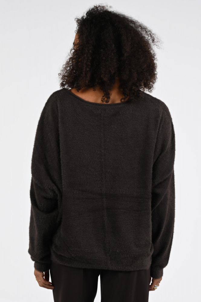 Nukus mathilde pullover Trui Bruin