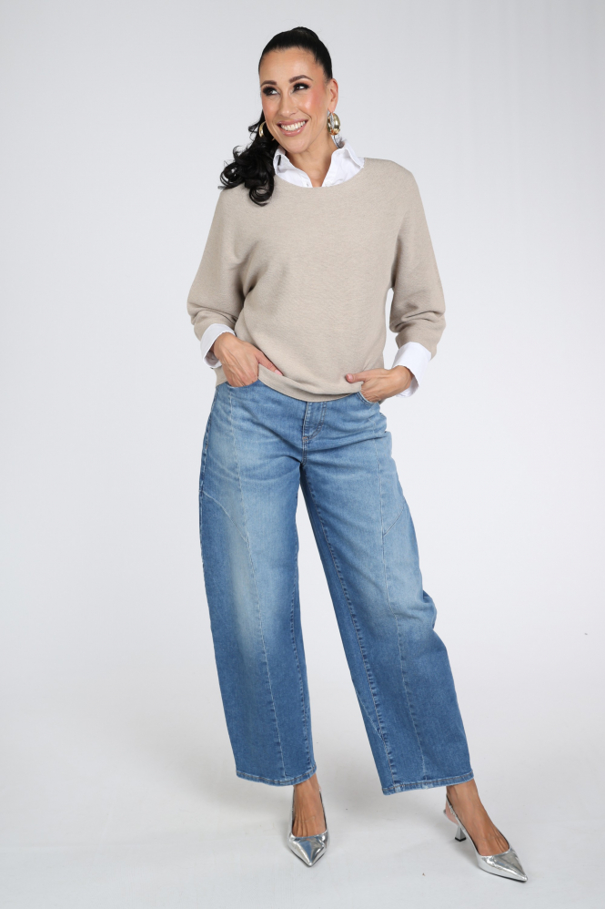 Knit-Ted Saar 262p001 Trui Beige