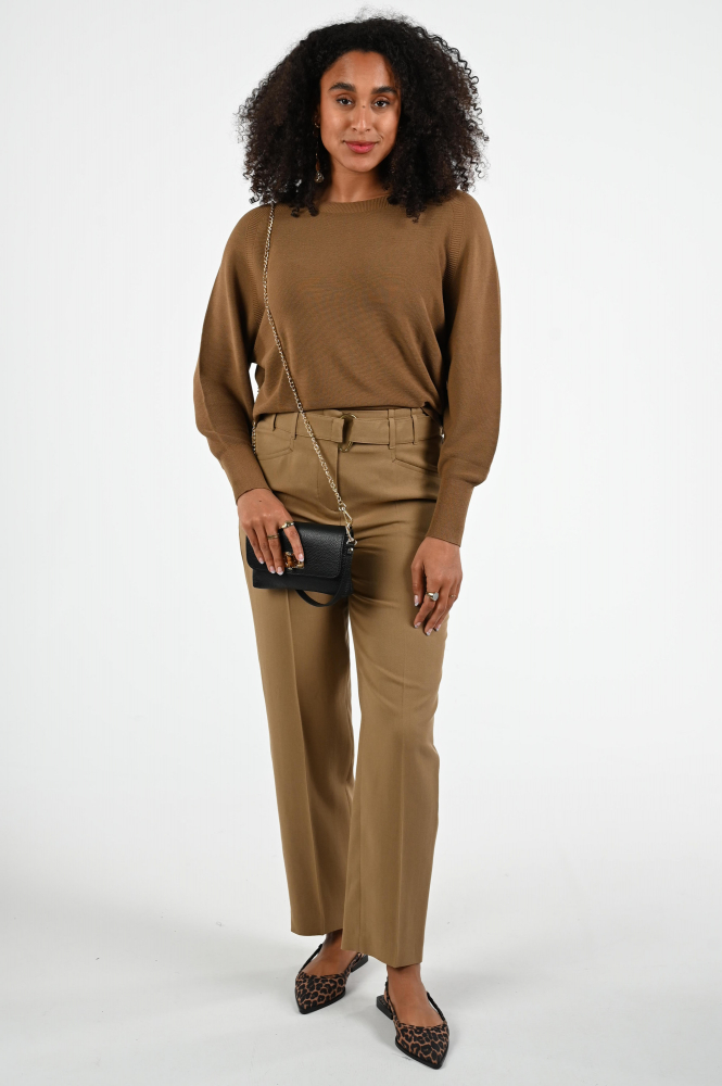 Luisa Cerano 128669-5866 Trui Bruin