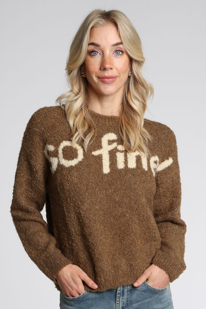 Yaya 01-000636-609 Trui Bruin