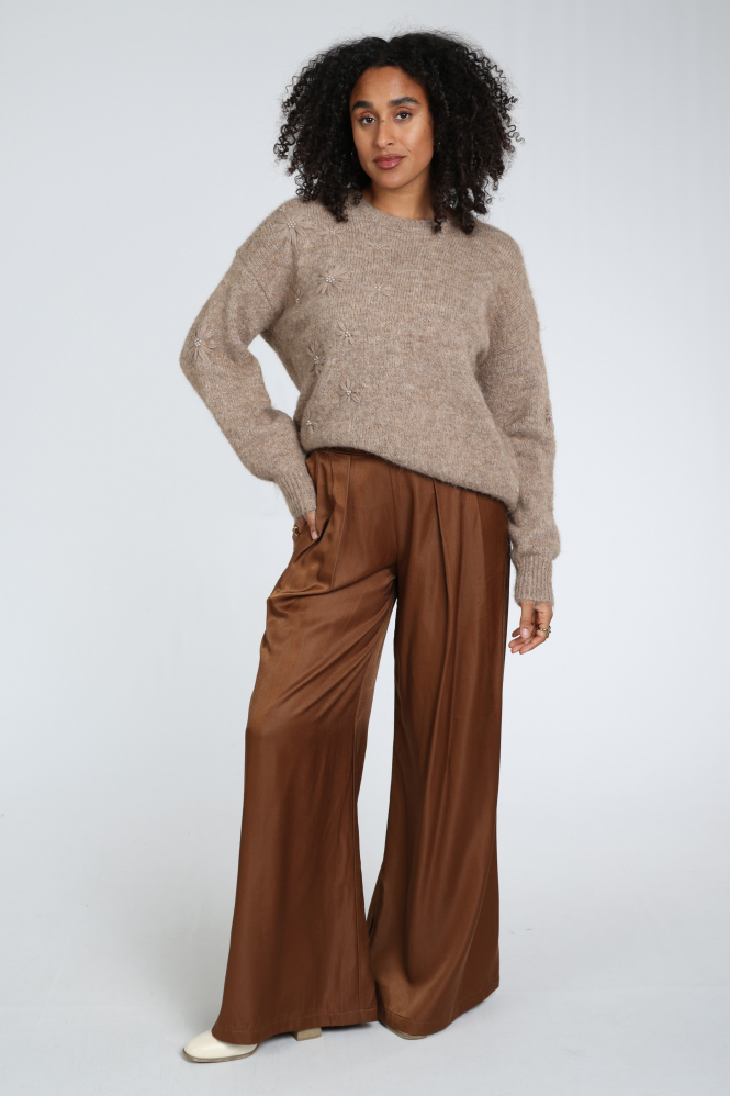 Nukus NKF03046 Trui Bruin
