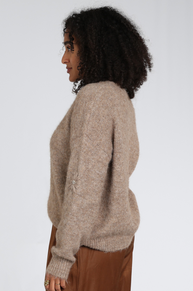 Nukus NKF03046 Trui Bruin