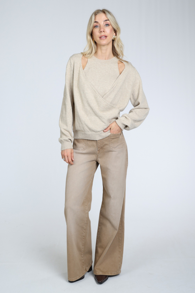 Nukus NKF03088 Trui Bruin