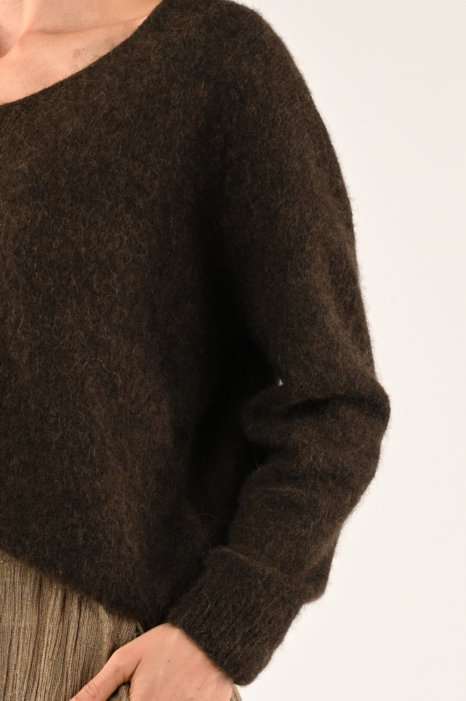 By-Bar liv pullover Trui Bruin