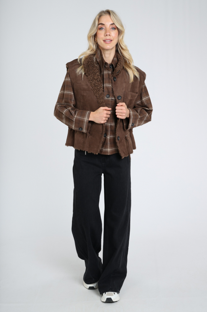 Yaya 01-201255-610 Trui Bruin