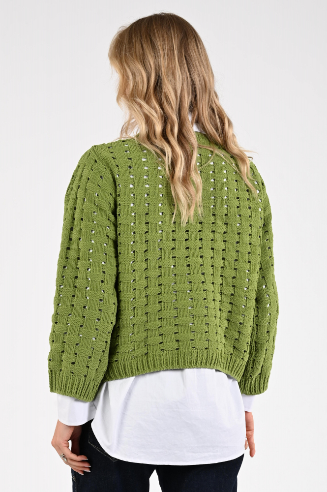 Monari 809056 Trui Groen