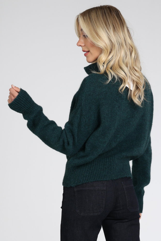 By-Bar 26415018 Boxy Trui Groen