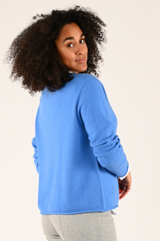 Oui 89946 Trui Blauw