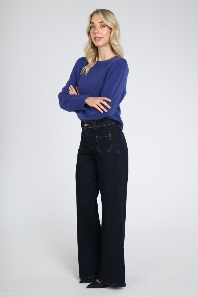 Oui 98999 Trui Blauw