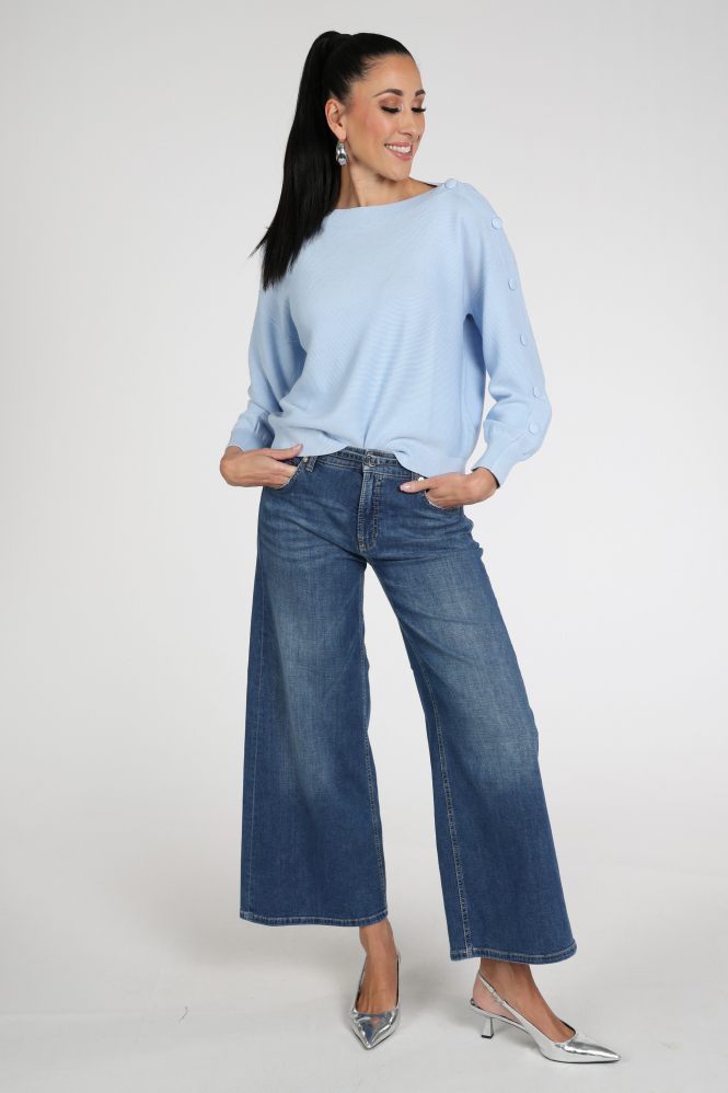 Caroline Biss 1207 Trui Blauw