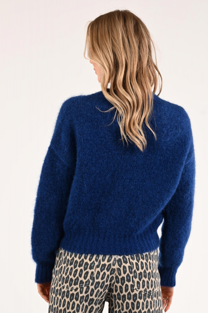 By-Bar Sonny sparkle Trui Blauw