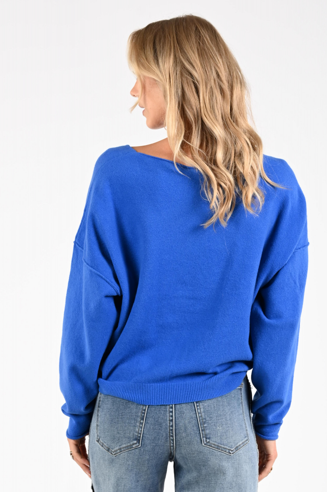 Penn & Ink W25B344 Trui Blauw