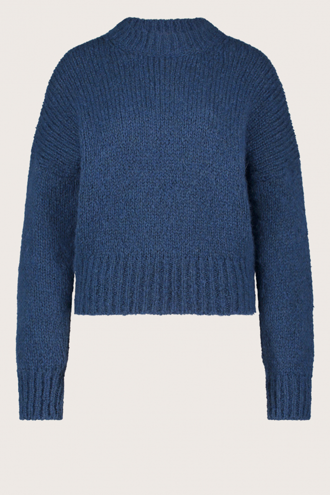 By-Bar sonny bulky pull Trui Blauw