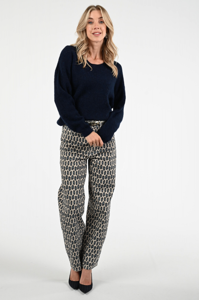 By-Bar Liv pullover Trui Blauw