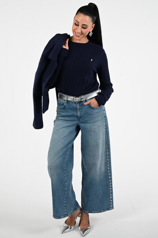 Fabienne Chapot CLTPUL03AW253624 Trui Blauw