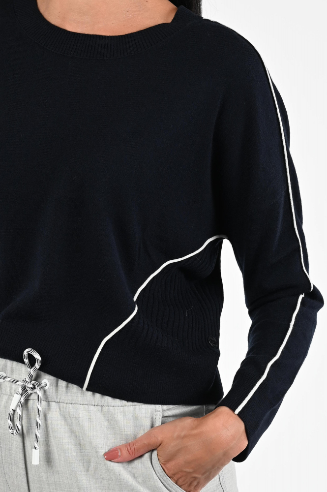 Marc Cain ZS 41.02 M80 Trui Blauw