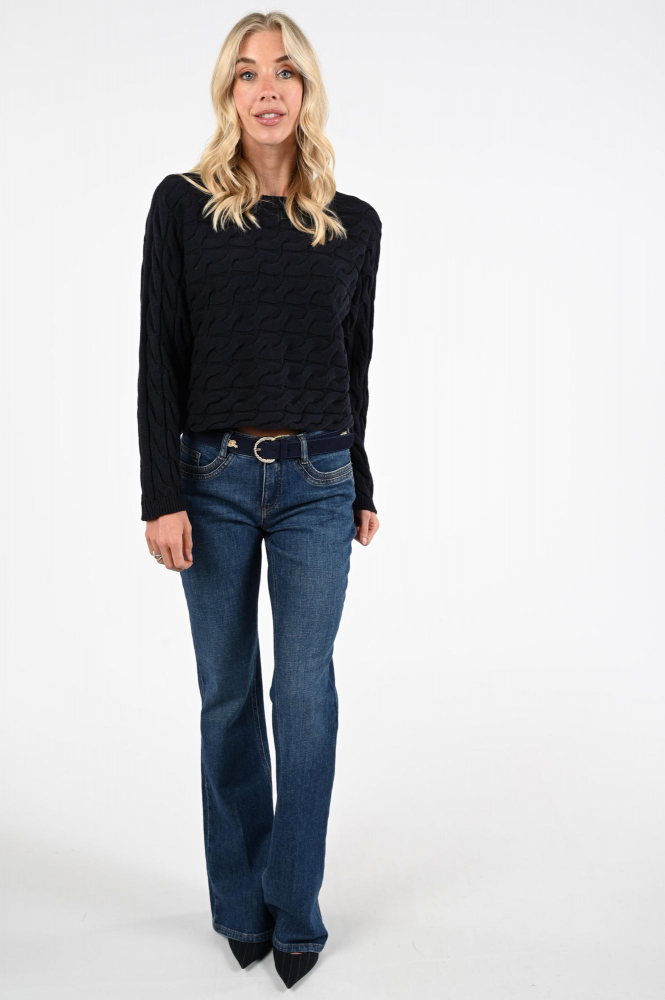 Oui 94609 Trui Blauw