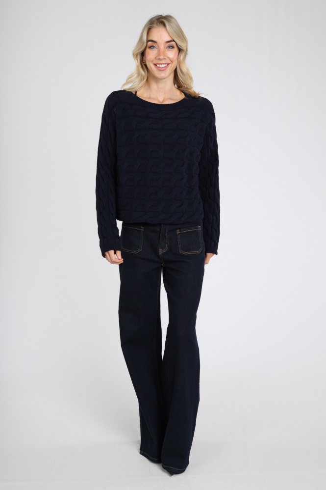 Oui 94609 Trui Blauw