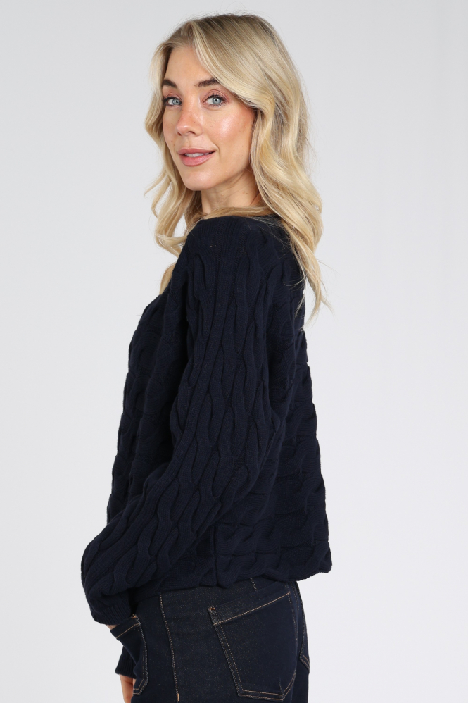 Oui 94609 Trui Blauw