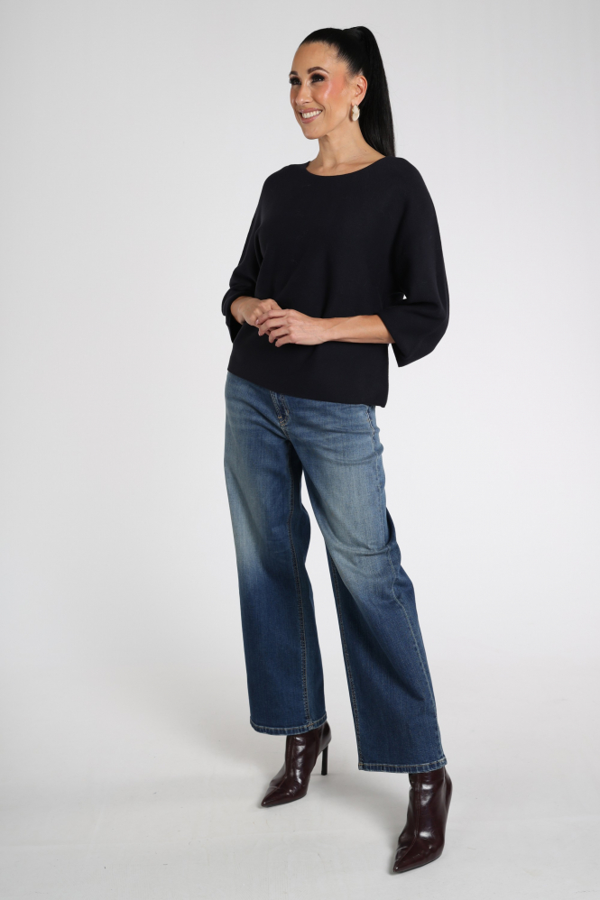 Knit-Ted Saar 262p001 Trui Blauw