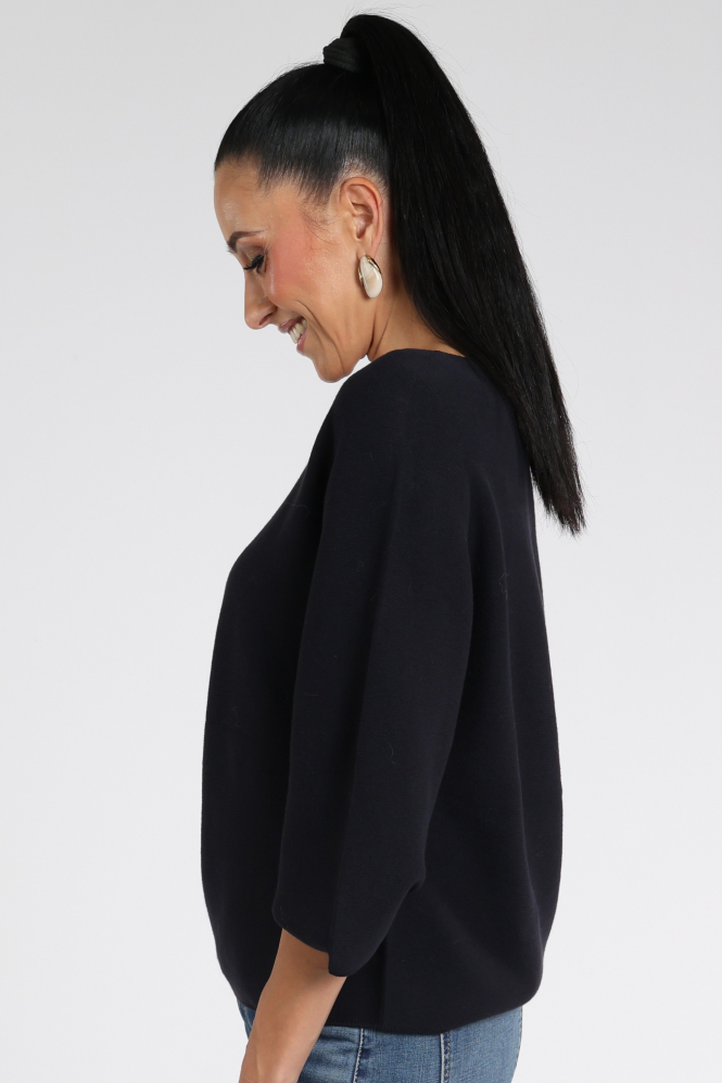 Knit-Ted Saar 262p001 Trui Blauw
