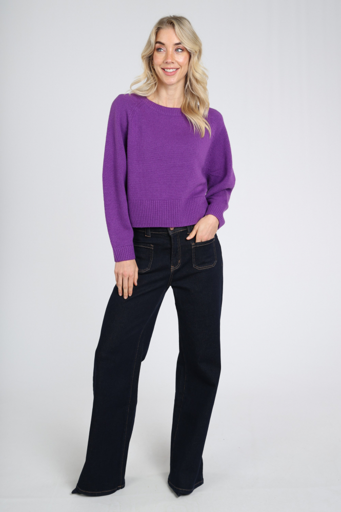 Oui 98963 Trui Paars