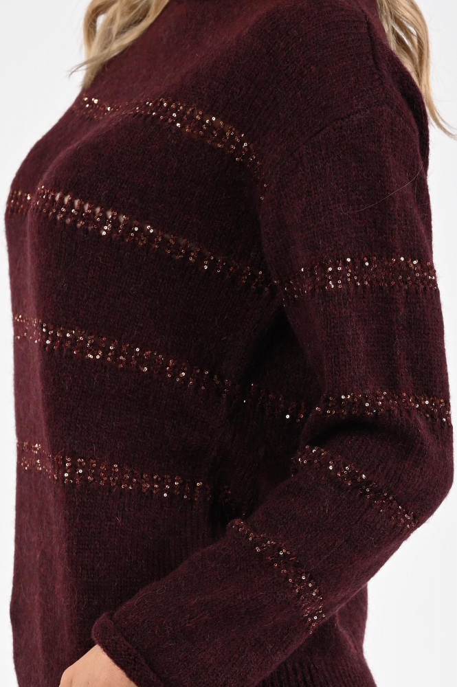 Luisa Cerano 128673-5348 Trui Paars