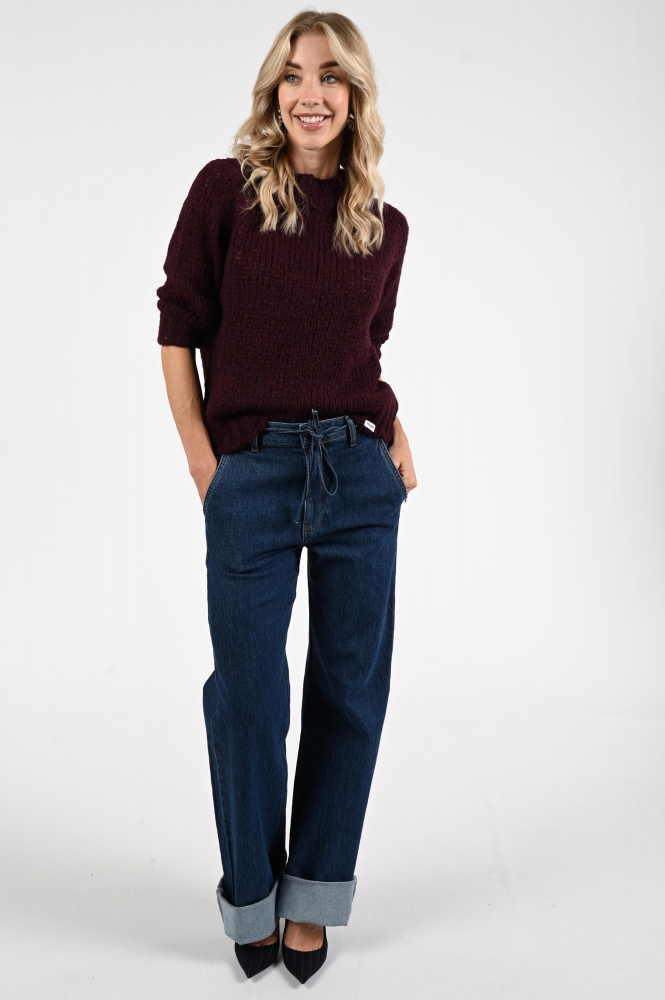 Penn & Ink W25L245 Trui Rood