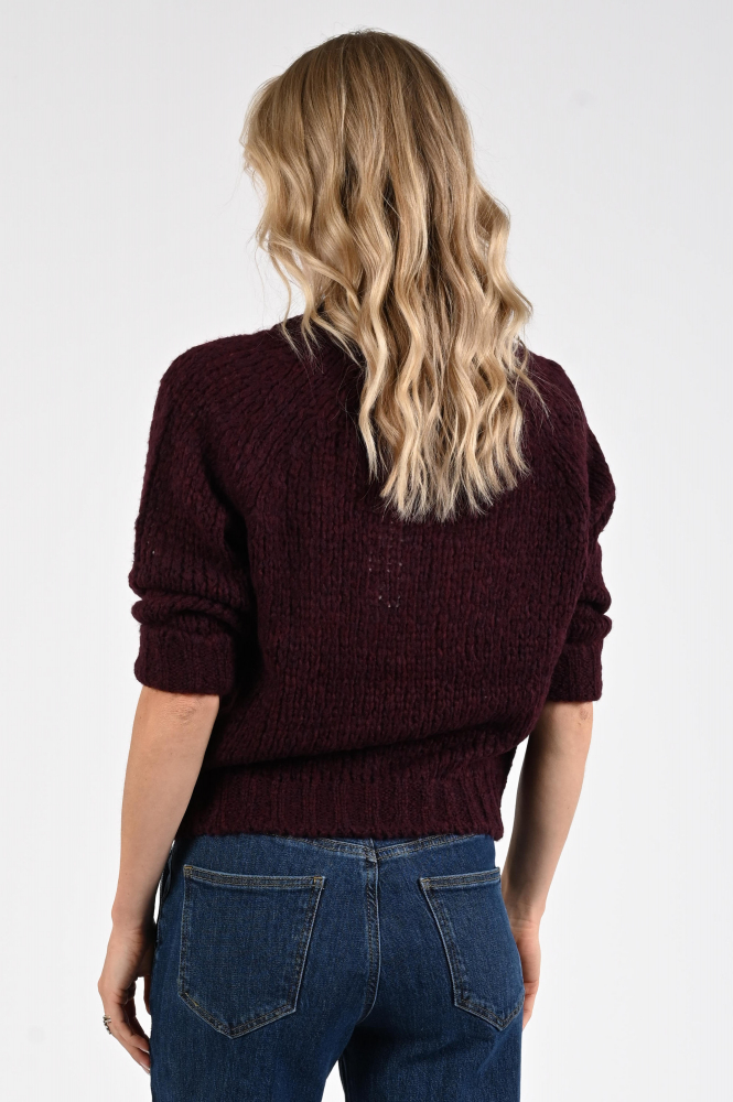 Penn & Ink W25L245 Trui Rood